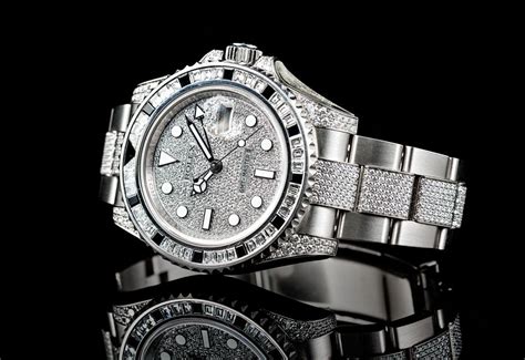 factory iced out rolex